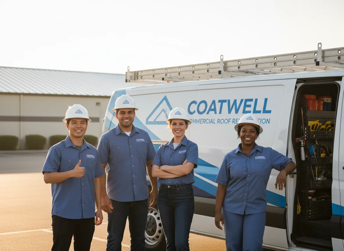 Commercial roof coating company in Palmer, IA